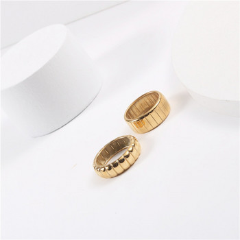 Joolim от висок клас PVD модни плетени пръстени за жени Бижута от неръждаема стомана на едро