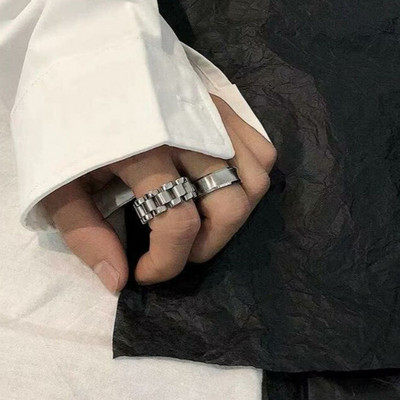 Joolim High End PVD French Tank Chain Prstenovi za žene Nakit od nehrđajućeg čelika Veleprodaja