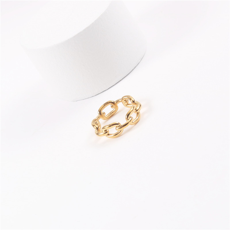 Joolim augstas klases biezi nerūsējošā tērauda gredzeni sievietēm