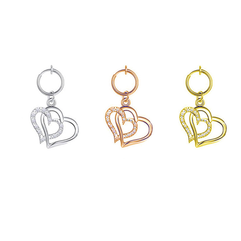 Uus liblikas võltsitud nööbasõrmus võltsitud kõhu augustamise klamber nabanabal võltsitud võltsitud kõhu kõhre kõrvarõnga klamber