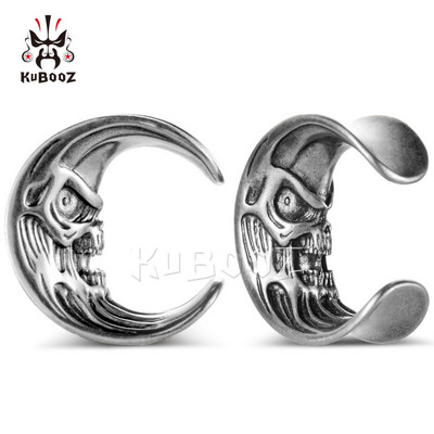 KUBOOZ Jedinstveni bakreni kostur Tuneli za uši Mjerači Čepovi Urezi Piercing Ekspander Nosilice Naušnice Nakit za piercing tijela 2 KOM.