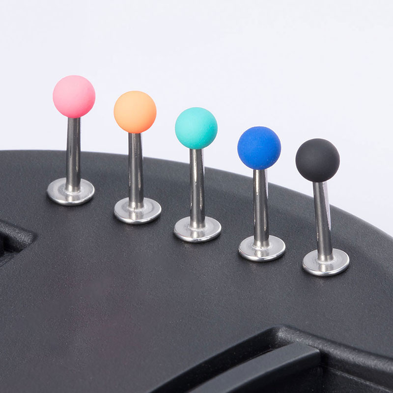 5gab Labret lūpu gredzens ar auskaru ausu caurduršanas stienis Ķirurģiskā tērauda skrimšļa daiva akrils Tragus Helix Monroe skrūvējamas ķermeņa rotaslietas