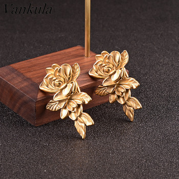 Vankula 2 τμχ Νέα λουλούδια κρεμάστρα αυτιών Βάρη για τεντωμένα αυτιά Μετρητές από ανοξείδωτο ατσάλι Ωτοασπίδες μετρητές Stretching Kit Body Jewelry