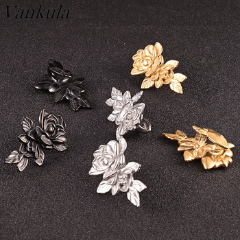 Vankula 2 τμχ Νέα λουλούδια κρεμάστρα αυτιών Βάρη για τεντωμένα αυτιά Μετρητές από ανοξείδωτο ατσάλι Ωτοασπίδες μετρητές Stretching Kit Body Jewelry