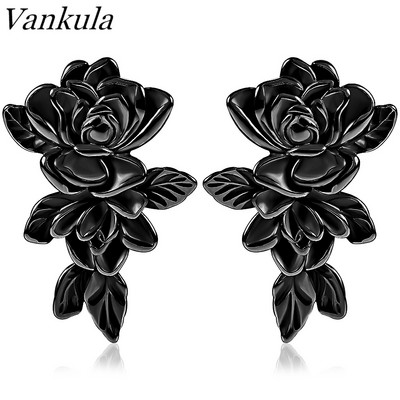 Vankula 2 kom Novi cvjetni utezi za vješalice za rastegnute uši Mjerači Čepići za uši od nehrđajućeg čelika Mjerači Komplet za rastezanje Nakit za tijelo