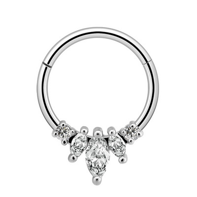 1Gb 16G deguna gredzens sievietēm Mēness Zvaigzne Zieds Galvaskauss Starpsienas Gredzeni Stīpiņa Deguna starpsienas Pīrsings Helix Skrimšļa Ausu Pīrsingi