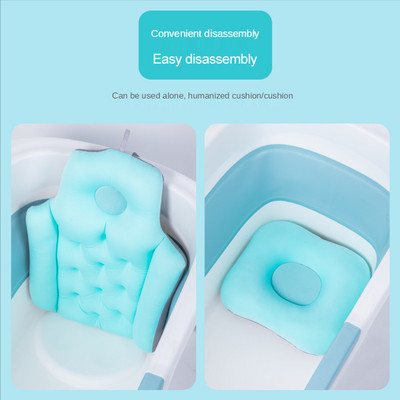 Jastuk za kupanje Udoban jastuk Spa Jastuk za kupanje Jastuk za kadu Neklizajući Vodootporni vrat i leđa Opuštanje Za odrasle i djecu