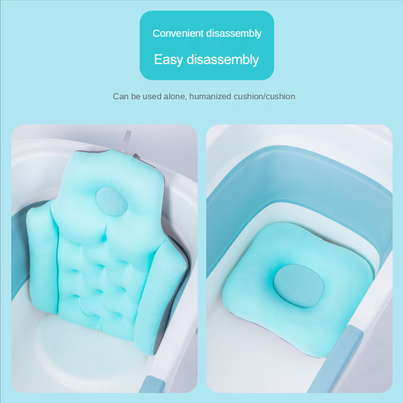 Jastuk za kupanje Udoban jastuk Spa Jastuk za kupanje Jastuk za kadu Neklizajući Vodootporni vrat i leđa Opuštanje Za odrasle i djecu