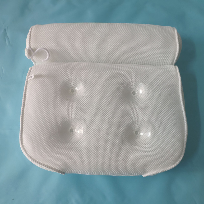 Jastuk za SPA kadu s vakuumskim čašicama za podršku za vrat i leđa Jastuk za naslon za glavu zadebljan za kućnu hidromasažnu kadu Kupaonski jastuk Dodaci