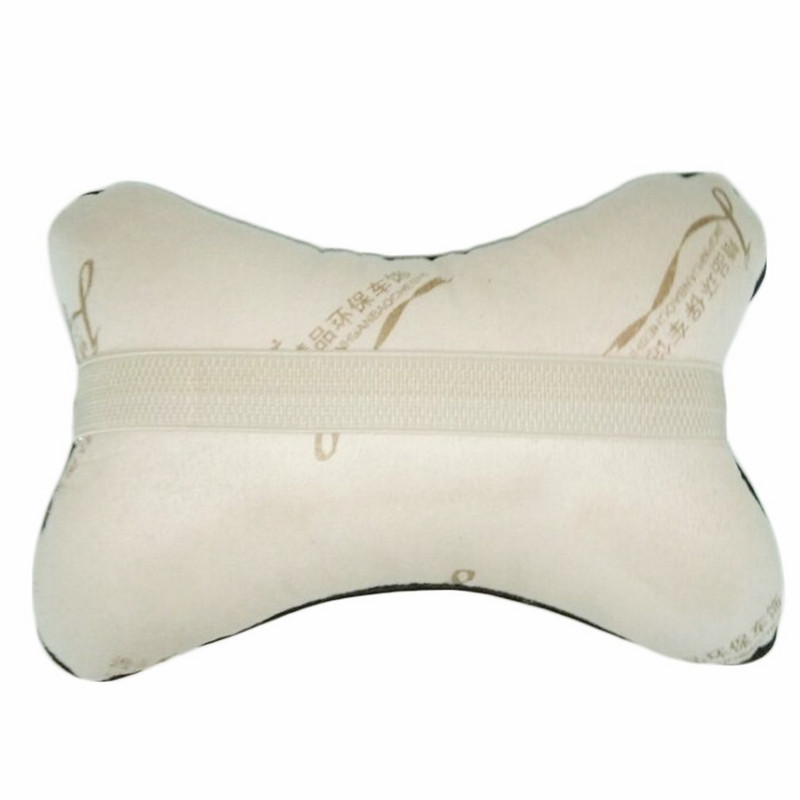 Univerzalni čvrsti jastuk za naslon za glavu u obliku kosti, prozračna PU kožna tkanina Automobilski jastuk za naslon za glavu i vrat Dodaci za unutrašnjost automobila