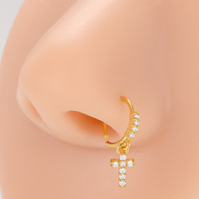 Mali prstenovi za nos od kirurškog čelika, srce, zvijezda, mjesec, sunce, cirkon, 20 g nakit za piercing za žene, muškarce, poklon