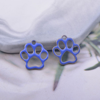 30 τμχ 10*9mm Copper Bear Paw Shape Charms Κρεμαστό κρεμαστό κόσμημα DIY Κατασκευή κοσμημάτων