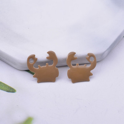 30 komada 12*14 mm bakreni obostrani emajlirani privjesci za rakove za naušnice, ogrlice, emajlirani privjesak