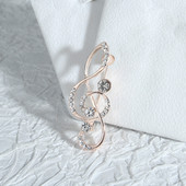 Personalizirani broš Note Ženski manjinski dizajn Senior Sense Anti Tanishing Odijelo Kaput Dodaci Ovratnik Igla Gumb Odjeća