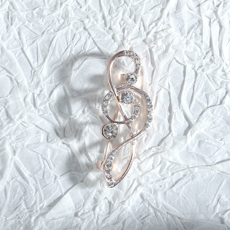 Personalizirani broš Note Ženski manjinski dizajn Senior Sense Anti Tanishing Odijelo Kaput Dodaci Ovratnik Igla Gumb Odjeća