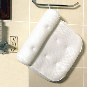 СПА възглавница за баня с вендузи, опора за врата и гърба, възглавница за глава, удебелена за домашна гореща вана, възглавница за баня, аксесоари