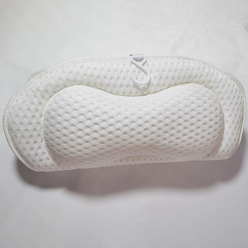 Μαξιλάρι μπάνιου Λευκή πεταλούδα Αξεσουάρ μαξιλαριού μπάνιου που αναπνέει για αξεσουάρ μπάνιου σπιτιού με βεντούζες