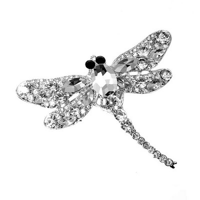 CINDY XIANG Crystal Vintage Dragonfly Broševi za žene Veliki insekti Broš Igla Modni dodaci za kaput Slatki nakit