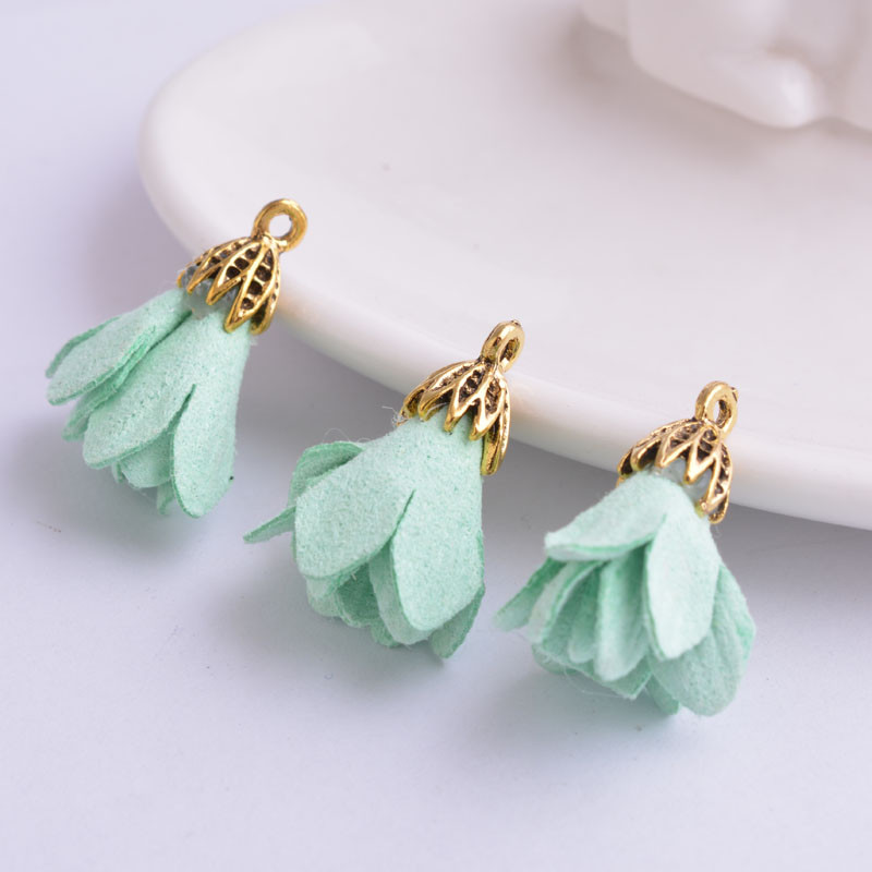 20 komada Nap Cvjetni pupoljak Rese Privjesci rese za naušnice torbe privjesak za ključeve Nalazi