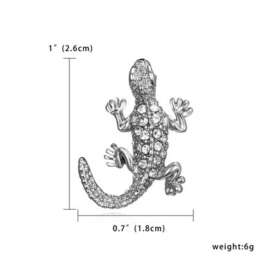 Rinhoo retro kristalno srebrni broševi sa životinjama za žene romantično vjenčanje s vještačkim kamenčićima za zabavu sova morska zvijezda jež broš igla