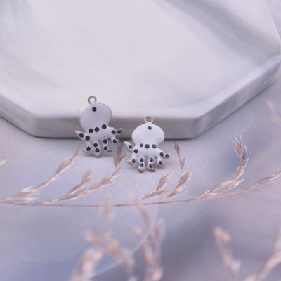 30 komada 11*14 mm dvostruke emajlirane hobotnice privjesak Životinjski privjesak Diy dodaci za nakit