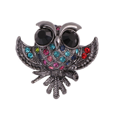 Rhinestone piespraudes Pūce Dzīvnieku saktas Sievietēm Vīriešu Apģērbi Šalle Sprādze Apkakle Rotaslietas Piespraudes Ballīšu Aksesuāri Piespraude