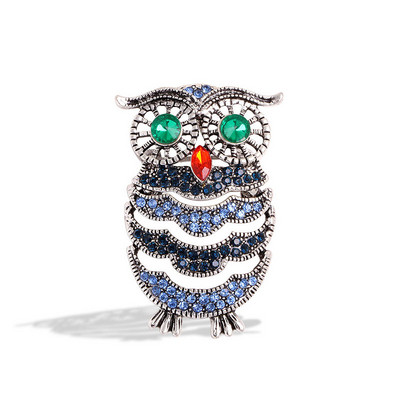 Rhinestone piespraudes Pūce Dzīvnieku saktas Sievietēm Vīriešu Apģērbi Šalle Sprādze Apkakle Rotaslietas Piespraudes Ballīšu Aksesuāri Piespraude