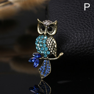 Rhinestone piespraudes Pūce Dzīvnieku saktas Sievietēm Vīriešu Apģērbi Šalle Sprādze Apkakle Rotaslietas Piespraudes Ballīšu Aksesuāri Piespraude