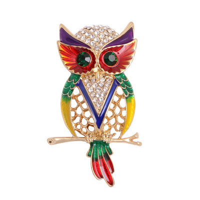 Rhinestone piespraudes Pūce Dzīvnieku saktas Sievietēm Vīriešu Apģērbi Šalle Sprādze Apkakle Rotaslietas Piespraudes Ballīšu Aksesuāri Piespraude