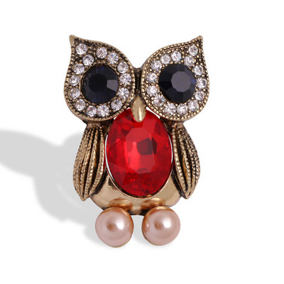 Rhinestone piespraudes Pūce Dzīvnieku saktas Sievietēm Vīriešu Apģērbi Šalle Sprādze Apkakle Rotaslietas Piespraudes Ballīšu Aksesuāri Piespraude