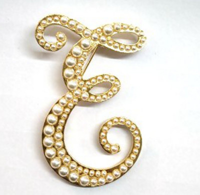 WEIMANJINGDIAN jaunpienācēji, imitēti pērļu burti, sākotnējās saktas piespraudes zelta krāsā