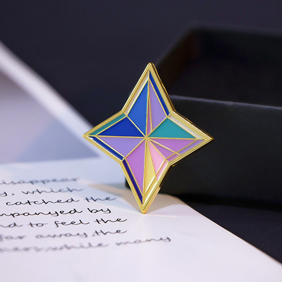 Jaunas emaljas piespraudes Genshin Impact Xiao Kaedehara Kazuha Venti Piespraudes piespraudes figūra Metāla nozīmītes pogas kolekcija Suvenīru Cosplay dāvana