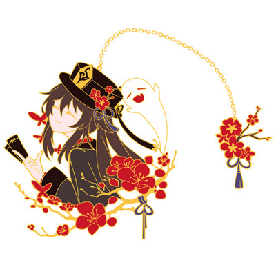 Jaunas emaljas piespraudes Genshin Impact Xiao Kaedehara Kazuha Venti Piespraudes piespraudes figūra Metāla nozīmītes pogas kolekcija Suvenīru Cosplay dāvana