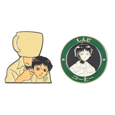 Multfilmu varoņi Emaljas piespraudes Pielāgotas Anime Vardes Krēsli Piespraudes Atloks nozīmītes Multfilmas Smieklīgas rotaslietas dāvana bērnu draugiem