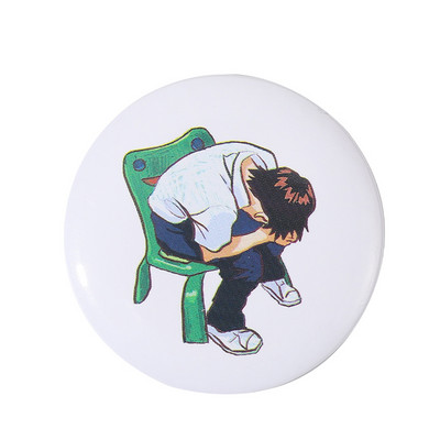 Multfilmu varoņi Emaljas piespraudes Pielāgotas Anime Vardes Krēsli Piespraudes Atloks nozīmītes Multfilmas Smieklīgas rotaslietas dāvana bērnu draugiem