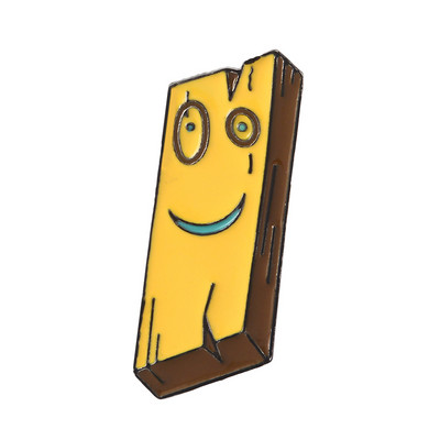 Jonny and Plank emajlirana igla Anime EenE značka broš igla za rever Traper Ovratnik košulje Crtić iz djetinjstva Nakit Poklon za prijatelje