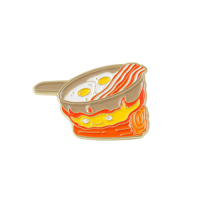 Calcifer Emajl Pin Custom Fire Elf Japanski anime broševi Anime broš značka za rever Crtić Nakit Poklon za djecu Prijatelji