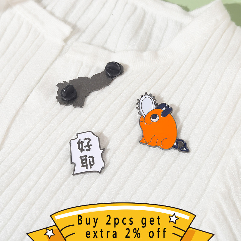 Maskota Japana i pakla Emajl Igle Motorna pila Muškarac Makima Pochita Broševi Značke za rever Ikone Anime Nakit Pokloni za djecu Žena