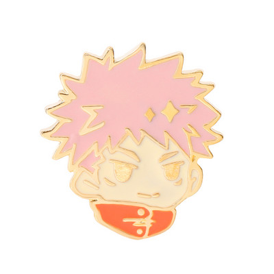 Gojo Satoru Cats Emalja Pin Kawaii Anime Role Acu maska Jauki Manga Piespraudes Žetons Jujutsu Kaisen Anime Aksesuāri mugursomai