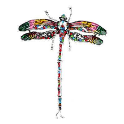 CINDY XIANG Krāsainas emaljas spāres saktas sievietēm mēteļa piespraude 2 krāsās Pieejami kukaiņu rotaslietas Rhinestone aksesuāri