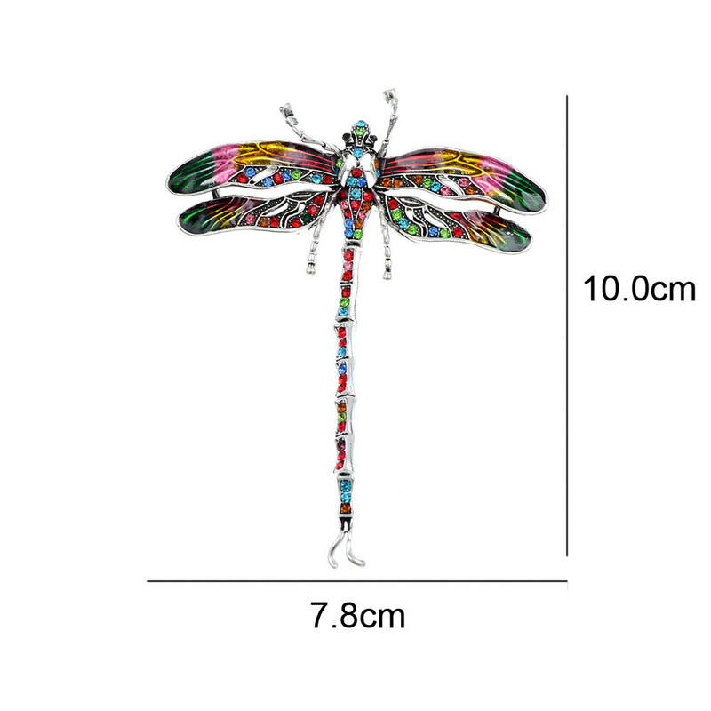 CINDY XIANG Krāsainas emaljas spāres saktas sievietēm mēteļa piespraude 2 krāsās Pieejami kukaiņu rotaslietas Rhinestone aksesuāri