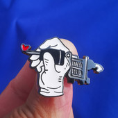 Tattooist Artist Tetovēšanas mašīna Emalja Piespraudes Atloks Piespraudēja mugursoma Kostīma nozīmīte Rotaslietas Aksesuāri Dāvana