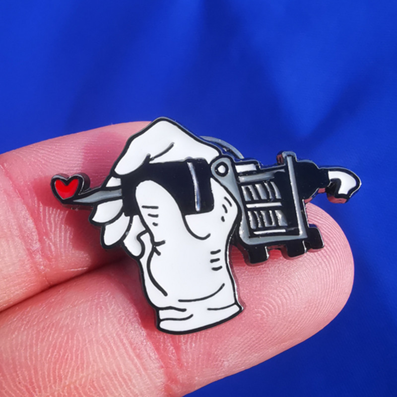 Tattooist Artist Tetovēšanas mašīna Emalja Piespraudes Atloks Piespraudēja mugursoma Kostīma nozīmīte Rotaslietas Aksesuāri Dāvana