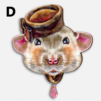 2022 Drveni broš Igla Privjesak Odijelo Životinjski broš Slatki ukras Životinje Igle Sova Svraka Ptice Broš Unikatna igla za vjenčanje