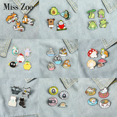 3-5 kom/set Mačka Mama Emajlirana Igla Prilagođena Štene Lisica Žaba Medvjed Zeko Broš Igla za rever Slatka životinja Značka za zabavu Nakit nevjerojatna cijena