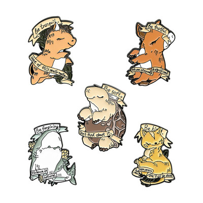 3-5 kom/set Mačka Mama Emajlirana Igla Prilagođena Štene Lisica Žaba Medvjed Zeko Broš Igla za rever Slatka životinja Značka za zabavu Nakit nevjerojatna cijena