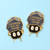 Spirited Away Stroger Soot Sprite Piespraudes Piespraudes Emalja Metāla nozīmītes Atloka piespraudes Piespraudes Jakas Džinsi Modes Rotaslietas Aksesuāri