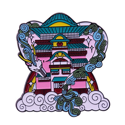 Spirited Away Stroger Soot Sprite Piespraudes Piespraudes Emalja Metāla nozīmītes Atloka piespraudes Piespraudes Jakas Džinsi Modes Rotaslietas Aksesuāri