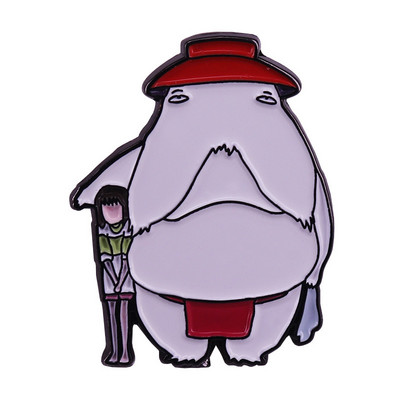 Spirited Away Stroger Soot Sprite Piespraudes Piespraudes Emalja Metāla nozīmītes Atloka piespraudes Piespraudes Jakas Džinsi Modes Rotaslietas Aksesuāri