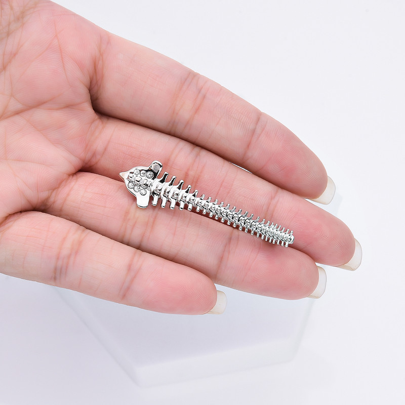 Hanreshe zlatne igle za broš za kralježnicu Medicinska ortopedska anatomija Značka za rever Nakit za doktora medicinsku sestru studenta medicine